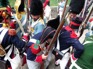 XI Festa Reviu els Setges Napole&ograve;nics de Girona. Combat al portal de Sant Crist&ograve;fol