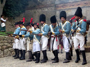 XI Festa Reviu els Setges Napole&ograve;nics de Girona. Combat al portal de Sant Crist&ograve;fol