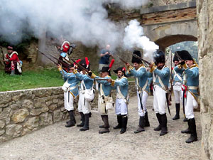 XI Festa Reviu els Setges Napole&ograve;nics de Girona. Combat al portal de Sant Crist&ograve;fol