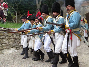XI Festa Reviu els Setges Napole&ograve;nics de Girona. Combat al portal de Sant Crist&ograve;fol
