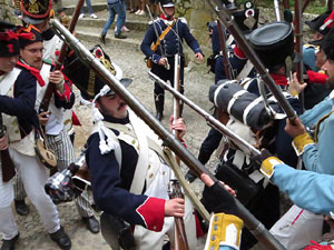 XI Festa Reviu els Setges Napole&ograve;nics de Girona. Combat al portal de Sant Crist&ograve;fol
