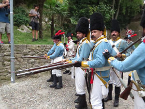 XI Festa Reviu els Setges Napole&ograve;nics de Girona. Combat al portal de Sant Crist&ograve;fol