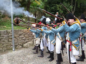 XI Festa Reviu els Setges Napole&ograve;nics de Girona. Combat al portal de Sant Crist&ograve;fol