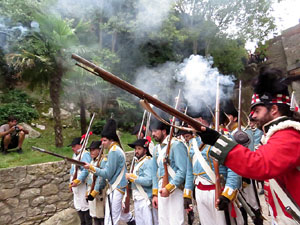 XI Festa Reviu els Setges Napole&ograve;nics de Girona. Combat al portal de Sant Crist&ograve;fol