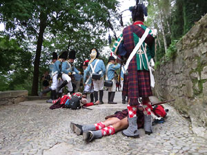 XI Festa Reviu els Setges Napole&ograve;nics de Girona. Combat al portal de Sant Crist&ograve;fol