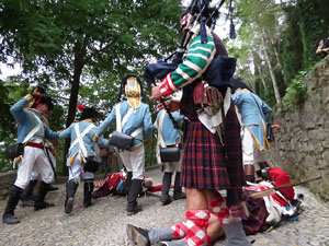 XI Festa Reviu els Setges Napole&ograve;nics de Girona. Combat al portal de Sant Crist&ograve;fol
