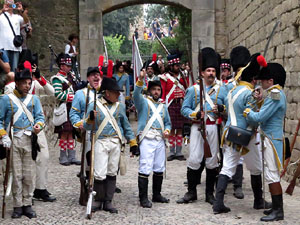 XI Festa Reviu els Setges Napole&ograve;nics de Girona. Combat al portal de Sant Crist&ograve;fol