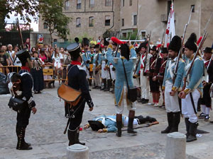 XI Festa Reviu els Setges Napole&ograve;nics de Girona. Atac a la pla&ccedil;a de Sant Dom&egrave;nec