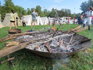 XI Festa Reviu els Setges Napole&ograve;nics de Girona. El campament napole&ograve;nic al Parc de les Ribes del Ter