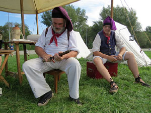 XI Festa Reviu els Setges Napole&ograve;nics de Girona. El campament napole&ograve;nic al Parc de les Ribes del Ter