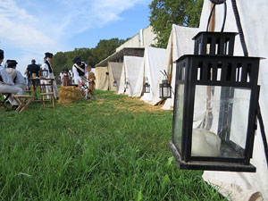 XI Festa Reviu els Setges Napole&ograve;nics de Girona. El campament napole&ograve;nic al Parc de les Ribes del Ter