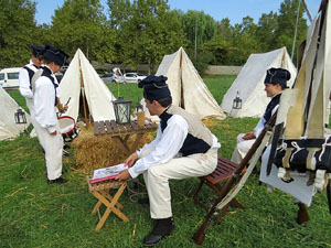 XI Festa Reviu els Setges Napole&ograve;nics de Girona. El campament napole&ograve;nic al Parc de les Ribes del Ter