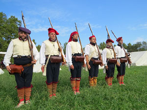 XI Festa Reviu els Setges Napole&ograve;nics de Girona. El campament napole&ograve;nic al Parc de les Ribes del Ter