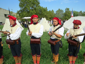 XI Festa Reviu els Setges Napole&ograve;nics de Girona. El campament napole&ograve;nic al Parc de les Ribes del Ter