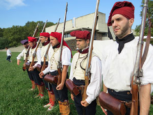 XI Festa Reviu els Setges Napole&ograve;nics de Girona. El campament napole&ograve;nic al Parc de les Ribes del Ter