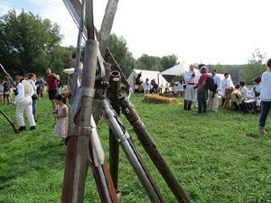 XI Festa Reviu els Setges Napole&ograve;nics de Girona. El campament napole&ograve;nic al Parc de les Ribes del Ter
