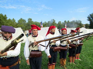 XI Festa Reviu els Setges Napole&ograve;nics de Girona. El campament napole&ograve;nic al Parc de les Ribes del Ter