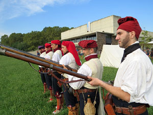 XI Festa Reviu els Setges Napole&ograve;nics de Girona. El campament napole&ograve;nic al Parc de les Ribes del Ter