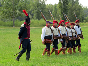XI Festa Reviu els Setges Napole&ograve;nics de Girona. El campament napole&ograve;nic al Parc de les Ribes del Ter