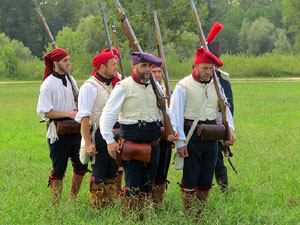 XI Festa Reviu els Setges Napole&ograve;nics de Girona. El campament napole&ograve;nic al Parc de les Ribes del Ter