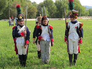 XI Festa Reviu els Setges Napole&ograve;nics de Girona. El campament napole&ograve;nic al Parc de les Ribes del Ter