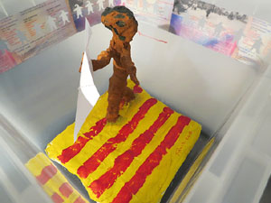 Exposici&oacute; '55 urnes per la Llibertat' a la Fundaci&oacute; Fita, a la Casa de Cultura de Girona