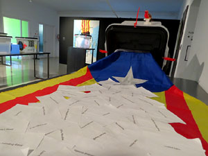 Exposici&oacute; '55 urnes per la Llibertat' a la Fundaci&oacute; Fita, a la Casa de Cultura de Girona