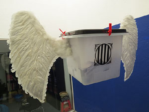 Exposici&oacute; '55 urnes per la Llibertat' a la Fundaci&oacute; Fita, a la Casa de Cultura de Girona