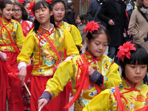 Celebraci&oacute; de l'any nou xin&egrave;s, el 4717, any del Porc, a Girona