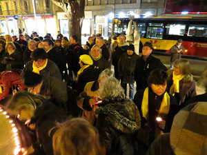 Commemoraci&oacute; del 4 de febrer de 1939, dia de l'entrada de les tropes franquistes a Girona