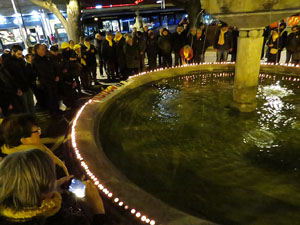 Commemoraci&oacute; del 4 de febrer de 1939, dia de l'entrada de les tropes franquistes a Girona