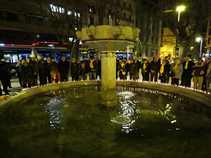 Commemoraci&oacute; del 4 de febrer de 1939, dia de l'entrada de les tropes franquistes a Girona