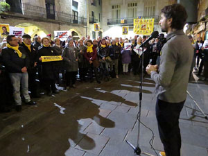 Concentraci&oacute; a la pla&ccedil;a del Vi per la independ&egrave;ncia i la llibertat dels presos pol&iacute;tics