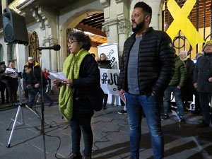 Concentraci&oacute; a la pla&ccedil;a del Vi per la independ&egrave;ncia i la llibertat dels presos pol&iacute;tics