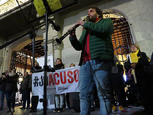 Concentraci&oacute; a la pla&ccedil;a del Vi per la independ&egrave;ncia i la llibertat dels presos pol&iacute;tics