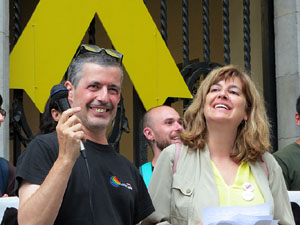 Concentraci&oacute; a la pla&ccedil;a del Vi per la independ&egrave;ncia i la llibertat dels presos pol&iacute;tics