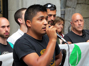 Concentraci&oacute; a la pla&ccedil;a del Vi per la independ&egrave;ncia i la llibertat dels presos pol&iacute;tics