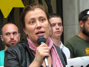 Concentraci&oacute; a la pla&ccedil;a del Vi per la independ&egrave;ncia i la llibertat dels presos pol&iacute;tics