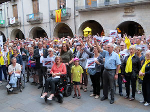 Concentraci&oacute; a la pla&ccedil;a del Vi per la independ&egrave;ncia i la llibertat dels presos pol&iacute;tics