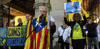 Concentraci&oacute; a la pla&ccedil;a del Vi amb el col&middot;lectiu Cims per la Llibertat
