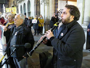 Concentraci&oacute; a la pla&ccedil;a del Vi per la independ&egrave;ncia i la llibertat dels presos pol&iacute;tics