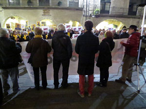 Concentraci&oacute; a la pla&ccedil;a del Vi per la independ&egrave;ncia i la llibertat dels presos pol&iacute;tics