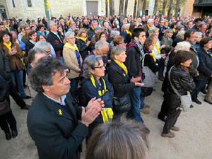 Concentraci&oacute; a la pla&ccedil;a de Santa Susanna del Mercadal