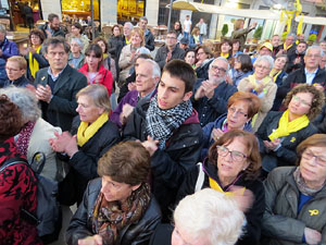 Concentraci&oacute; a la pla&ccedil;a de Santa Susanna del Mercadal