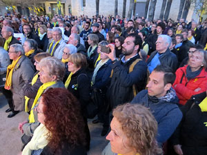 Concentraci&oacute; a la pla&ccedil;a de Santa Susanna del Mercadal