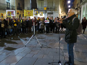 Concentraci&oacute; a la pla&ccedil;a del Vi per la independ&egrave;ncia i la llibertat dels presos pol&iacute;tics