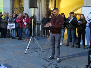 Concentraci&oacute; a la pla&ccedil;a del Vi per la independ&egrave;ncia i la llibertat dels presos pol&iacute;tics