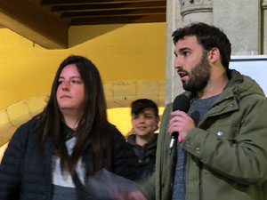 Concentraci&oacute; a la pla&ccedil;a del Vi per la independ&egrave;ncia i la llibertat dels presos pol&iacute;tics