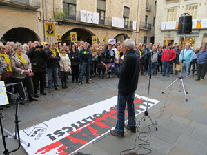 Concentraci&oacute; a la pla&ccedil;a del Vi per la independ&egrave;ncia i la llibertat dels presos pol&iacute;tics