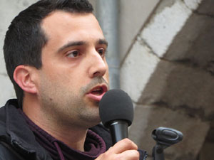 Concentraci&oacute; a la pla&ccedil;a del Vi per la independ&egrave;ncia i la llibertat dels presos pol&iacute;tics
